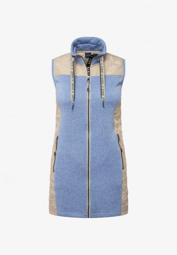 Длинный жилет