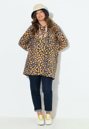 Пуловер с капюшоном