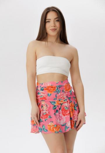 Юбка с воланами