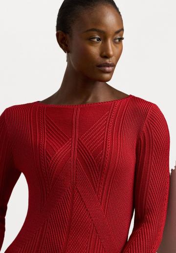 Вязаное платье