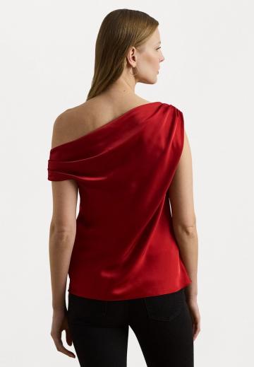 Атласная блузка