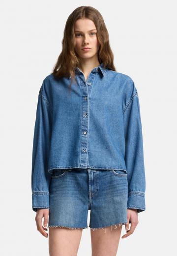 Джинсовая блузка