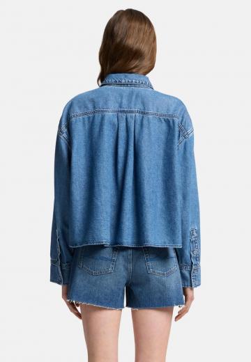 Джинсовая блузка