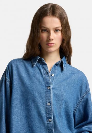 Джинсовая блузка
