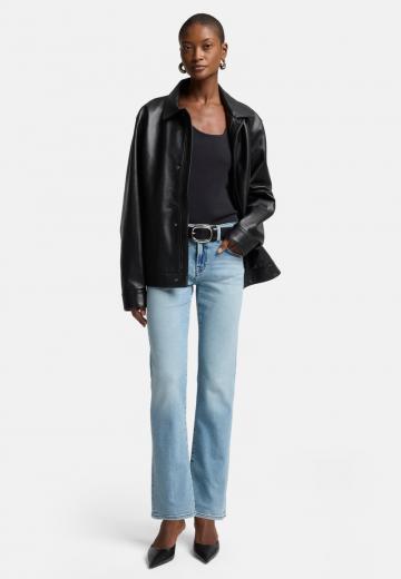 Прямые джинсы