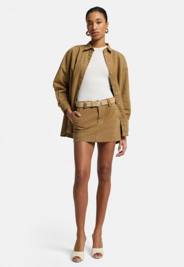 Юбка с накладными карманами