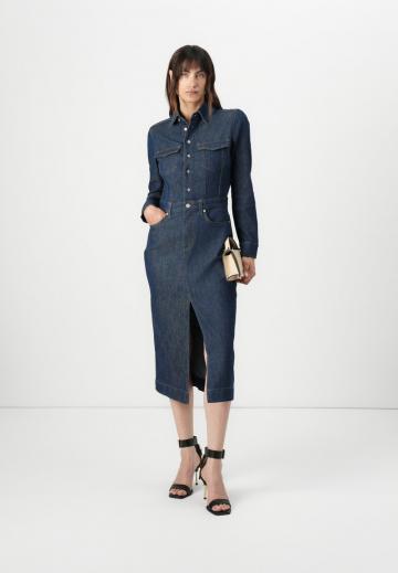 Джинсовое платье