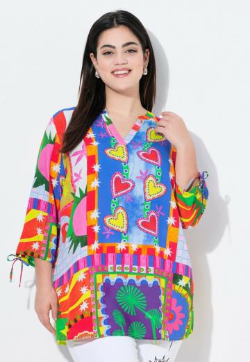 Длинная блузка