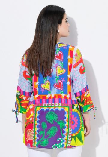 Длинная блузка