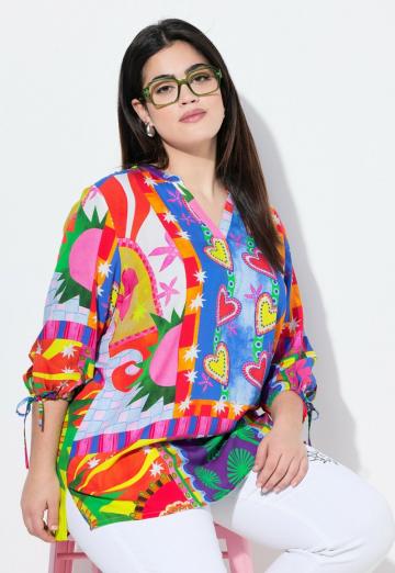 Длинная блузка