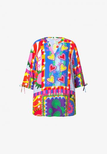 Длинная блузка