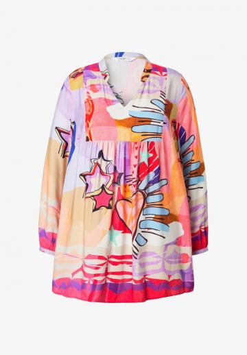 Длинная блузка