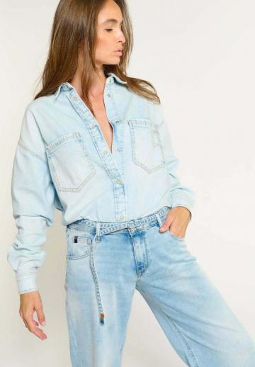 Джинсовая блузка