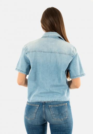 Джинсовая блузка