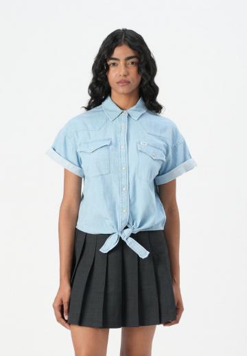 Джинсовая блузка