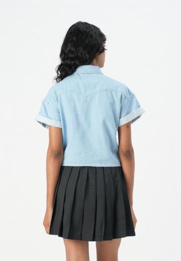 Джинсовая блузка