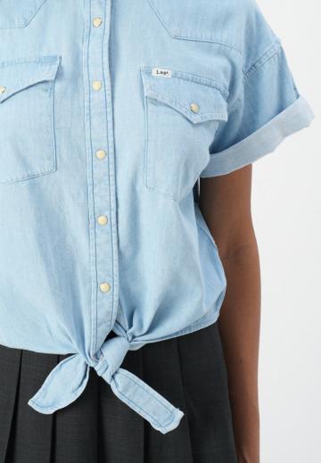 Джинсовая блузка