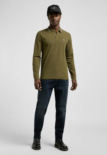 Поло с длинным рукавом