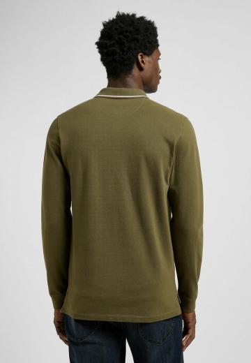 Поло с длинным рукавом