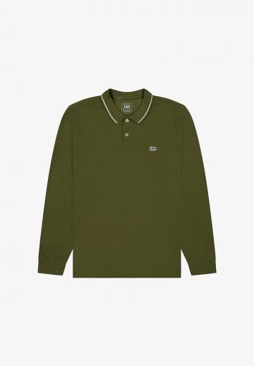 Поло с длинным рукавом