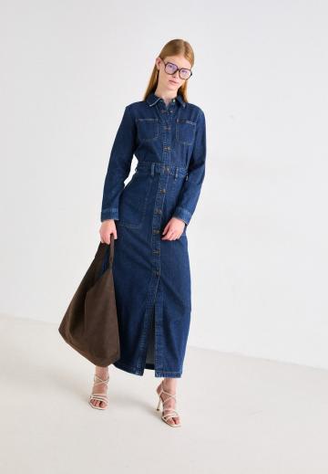 Джинсовое платье