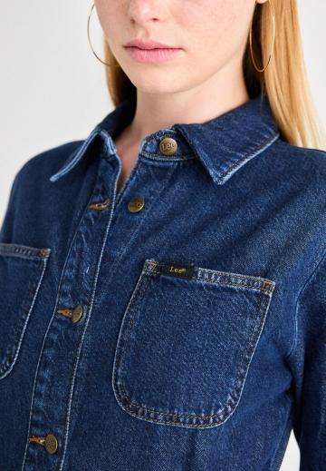 Джинсовое платье