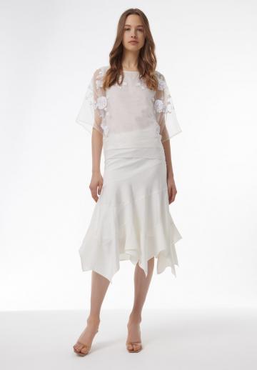 Юбка с воланами