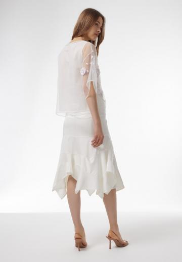 Юбка с воланами