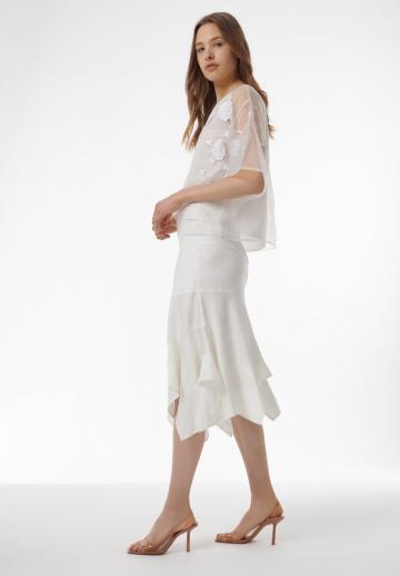 Юбка с воланами