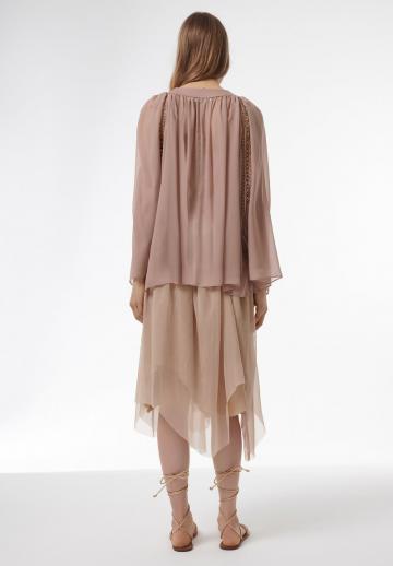 Юбка с воланами