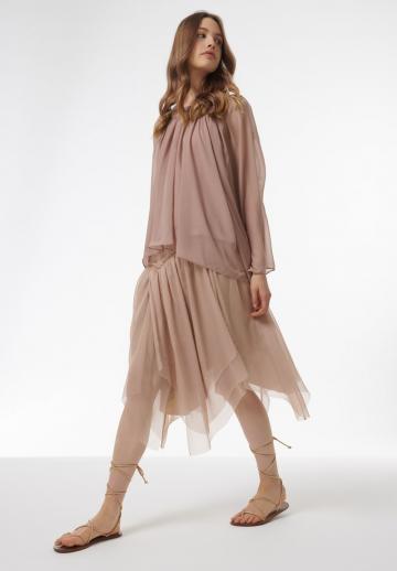 Юбка с воланами