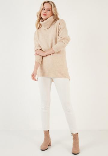 Длинный пуловер