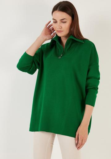 Длинный пуловер