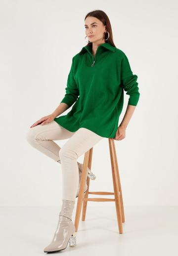 Длинный пуловер