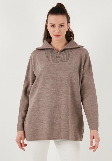 Длинный пуловер