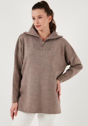 Длинный пуловер