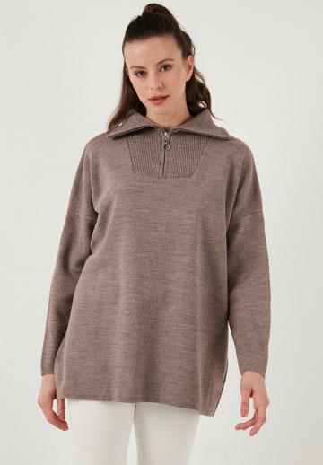 Длинный пуловер