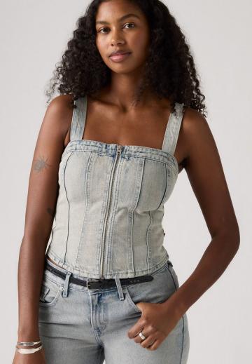 Джинсовая жилетка