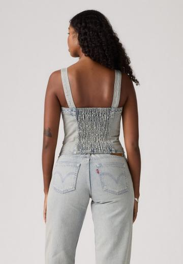 Джинсовая жилетка