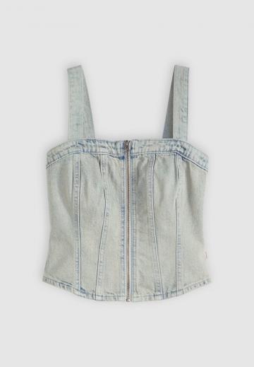 Джинсовая жилетка