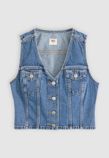 Джинсовая жилетка