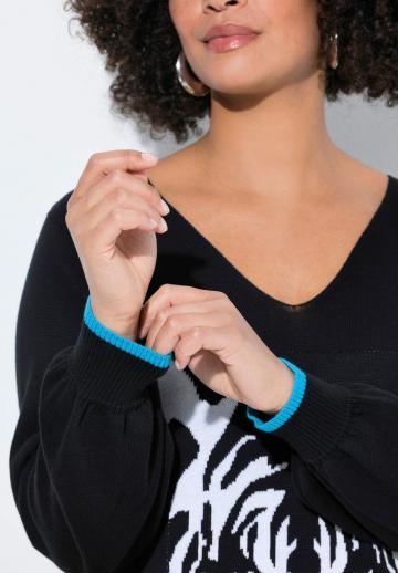 Длинный пуловер