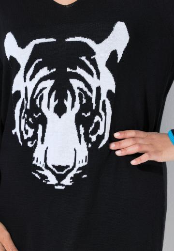 Длинный пуловер