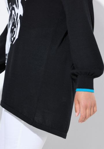 Длинный пуловер