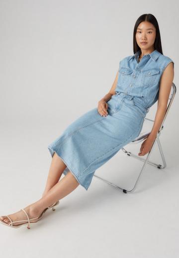 Джинсовая жилетка