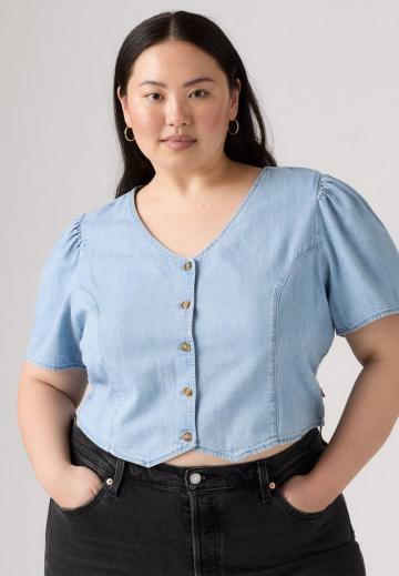 Джинсовая блузка