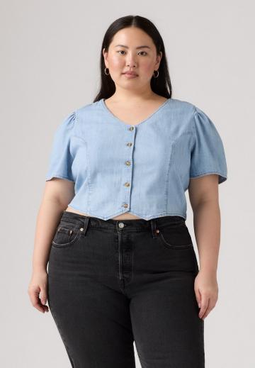 Джинсовая блузка