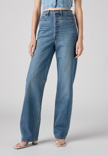 Прямые джинсы
