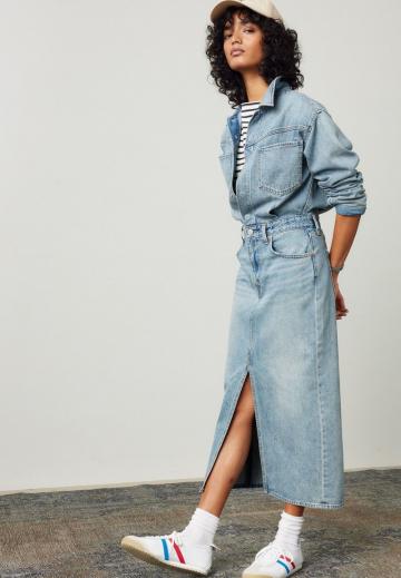 Джинсовое платье