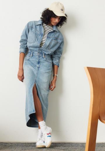 Джинсовое платье